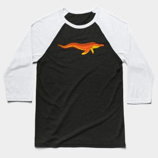 Orange Humpmouth Eel Baseball T-Shirt